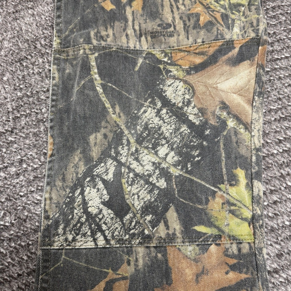 Wrangler Mens Mossy Oak Camo Jeans Pants 38x32 Double Knee Hunting Denim - Picture 9 of 10